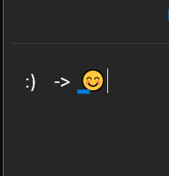 Insérer un emoji comme code texte