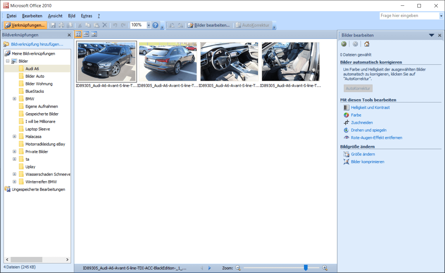 Microsoft Office Picture Manager pour l'édition et la visualisation d'images