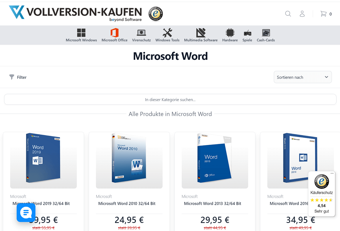 Téléchargement de Microsoft Word