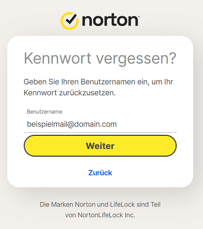 Réinitialiser et récupérer le mot de passe de votre compte Norton