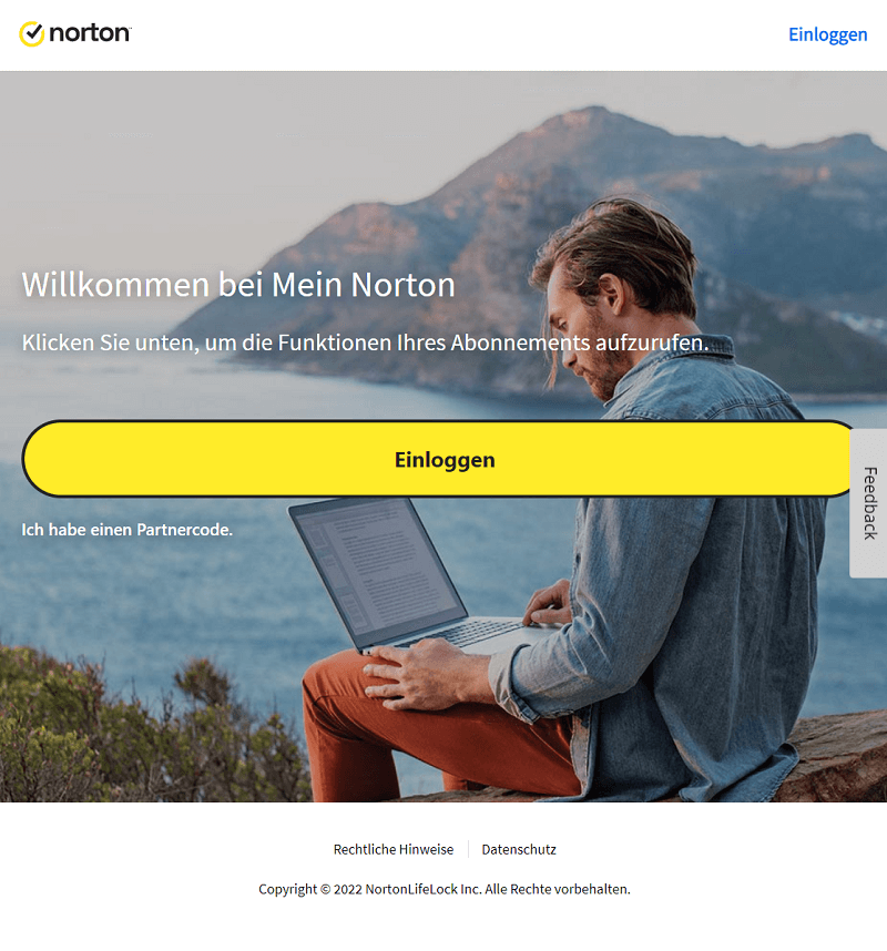 Accès/connexion rapide et facile à votre compte Norton