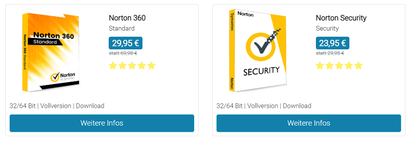 Programmes de sécurité Norton pour une protection complète de vos systèmes.