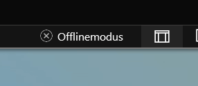 Mode hors ligne activé dans Outlook