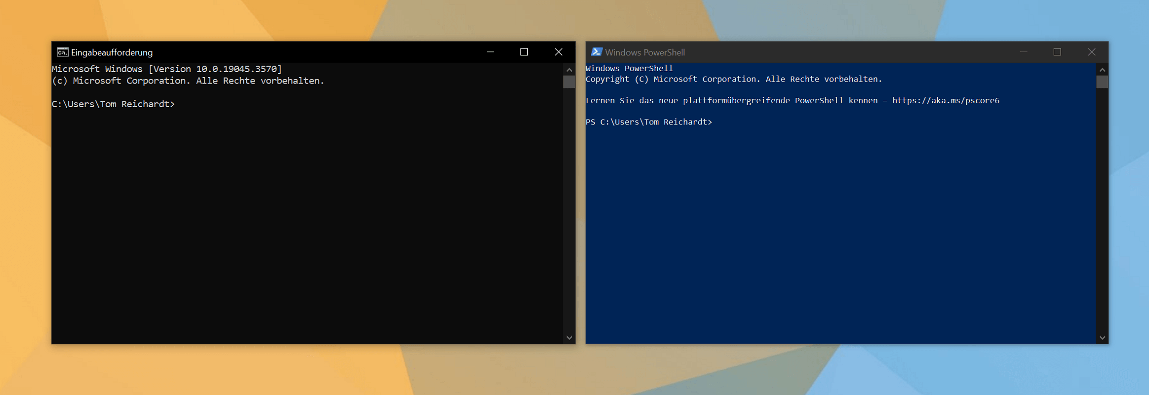 Différence entre l'invite de commande Windows et PowerShell