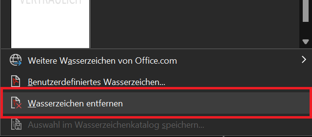 Créer des filigranes dans Word