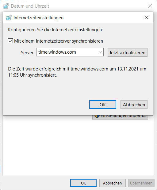 Modifier et synchroniser automatiquement la date et l'heure dans Windows 10 via Internet