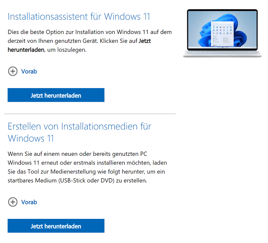 Effectuer des mises à niveau à l'aide de l'outil de création Windows Media
