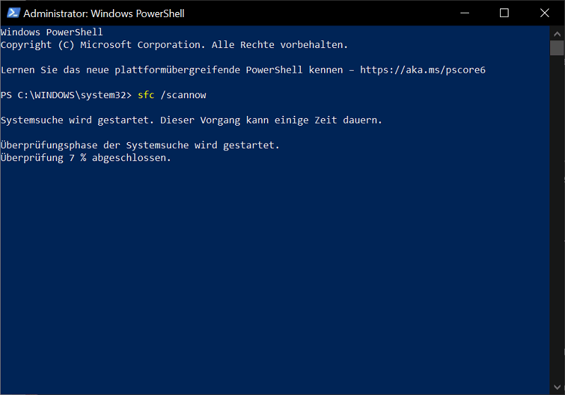 Corriger les erreurs de clé Windows dans Windows PowerShell