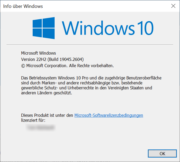 Afficher la version actuelle de Windows avec l'outil Winver