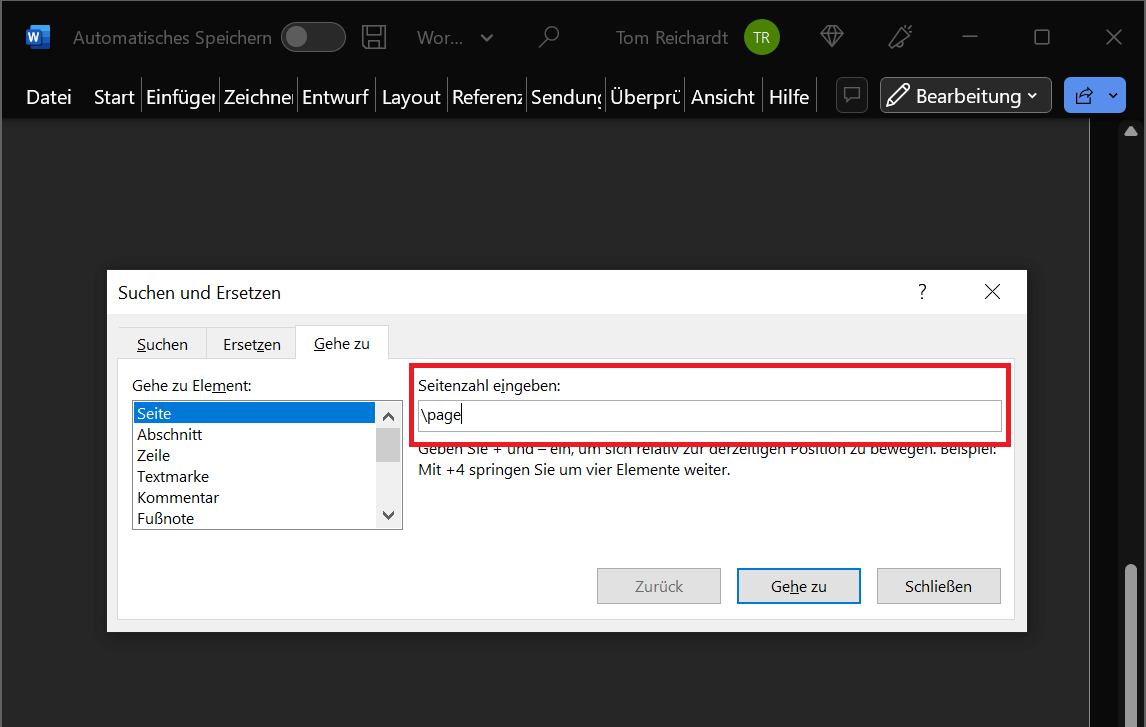 Word : Supprimer la page avec le contenu