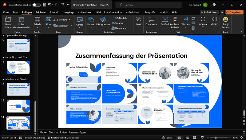 Insérer un zoom récapitulatif dans PowerPoint