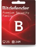 Bitdefender Premium Security Family | 25 appareils | 2 ans