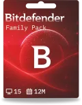 Bitdefender Family Pack | 15 appareils | 1 an