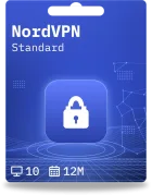 NordVPN Standard | 10 appareils | 1 an