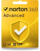 Norton 360 Advanced | 10 appareils | 1 an