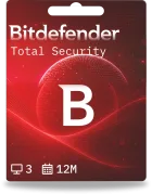 Bitdefender Total Security | 3 appareils | 1 an