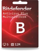 Bitdefender Antivirus Plus Multiplatform | 5 appareils | 1 an