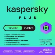 Kaspersky Plus | 1 appareil | 2 ans