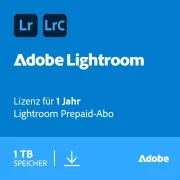 Adobe Lightroom (1 TB) | 1 utilisateur | 1 an