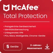 McAfee Total Protection | 5 appareils | 2 ans