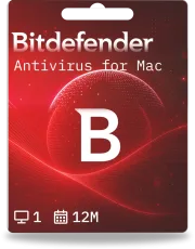 Bitdefender Antivirus pour Mac | 1 appareil | 1 an