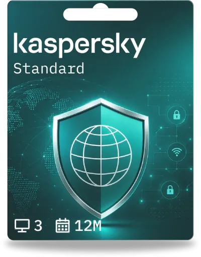 Kaspersky Standard | 3 appareils | 1 an