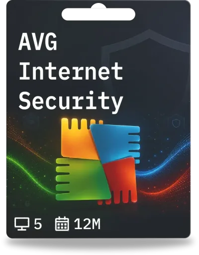 AVG Internet Security | 5 appareils | 1 an
