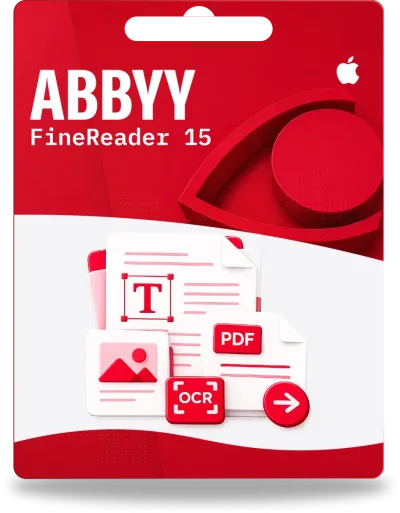 Abbyy Finereader PDF 15 pour Mac | 1 appareil | 1 an