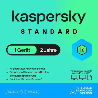 Kaspersky Standard | 1 appareil | 2 ans