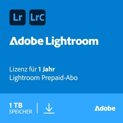 Adobe Lightroom (1 TB) | 1 utilisateur | 1 an