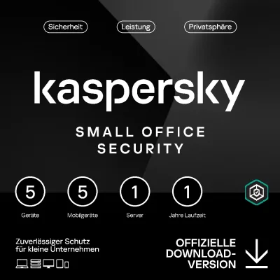 Kaspersky Small Office Security | 5 appareils + 1 Server | 1 an