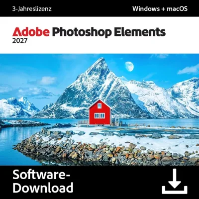 Adobe Photoshop Elements 2027 | 1 utilisateur | 3 ans