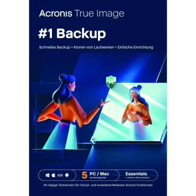 Acronis True Image Essentials | 5 appareils | 1 an