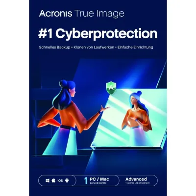 Acronis True Image Advanced 500 GB | 1 appareil | 1 an