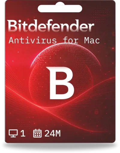 Bitdefender Antivirus pour Mac | 1 appareil | 2 ans