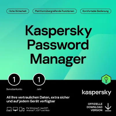 Kaspersky Password Manager | 1 utilisateur | 1 an